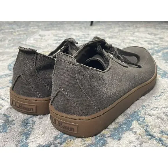 L.L. Bean Mens Campside 2 Eye 505999 Brown Boat Shoes Lace Up Size 8 - Picture 4 of 8